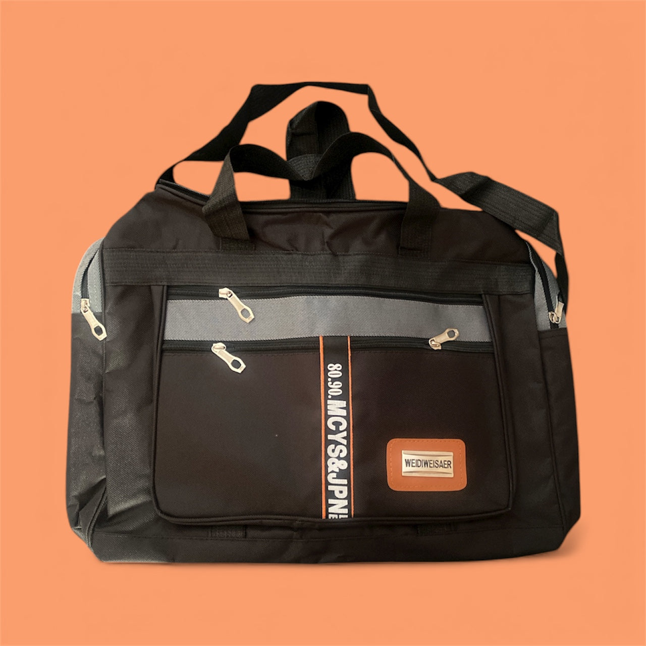 Large Capacity Portable Travel Bag For Men - Anti splash Carry On - Luggage Black