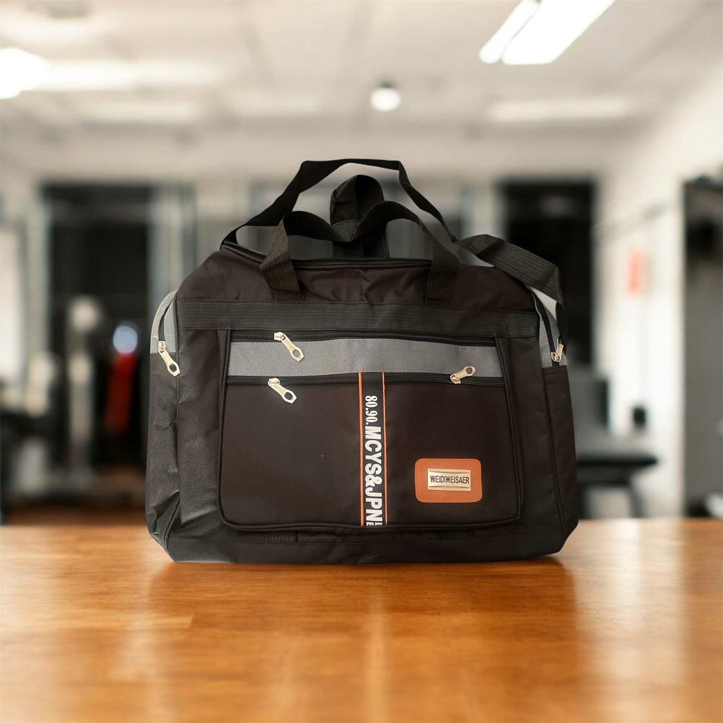 Large Capacity Portable Travel Bag For Men - Anti splash Carry On - Luggage Black