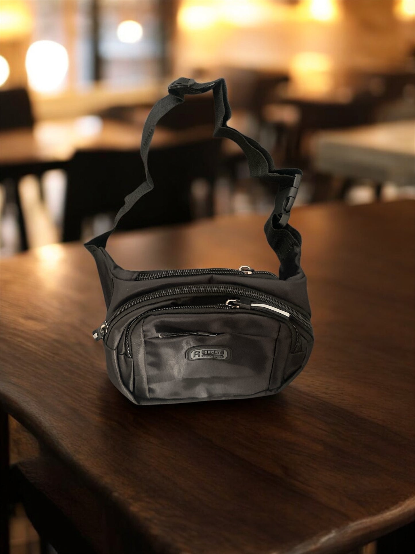 Invisible Waist Bag for Men – Lightweight Canvas Belt Pack for Outdoor Sports & Daily Use