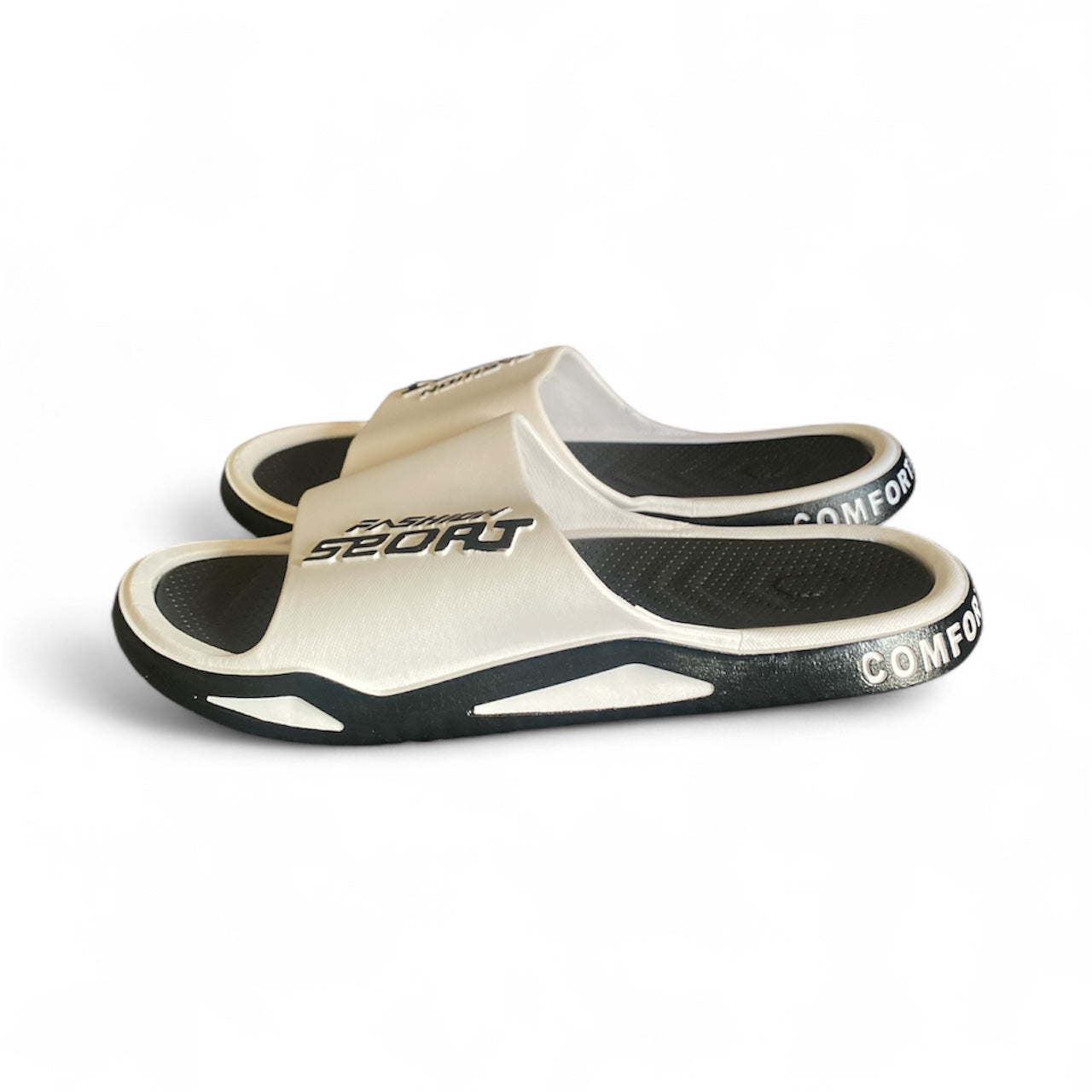 White Fashion Sport Sandals | Lightweight Unisex Slides – Beauty Fresh Care