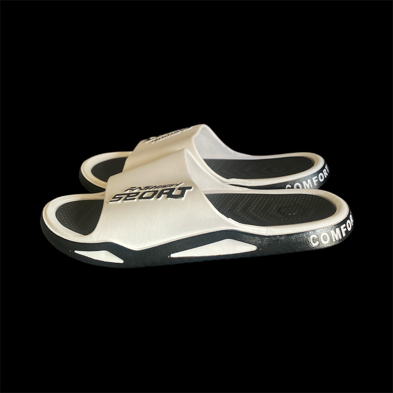 White Fashion Sport Sandals | Lightweight Unisex Slides – Beauty Fresh Care